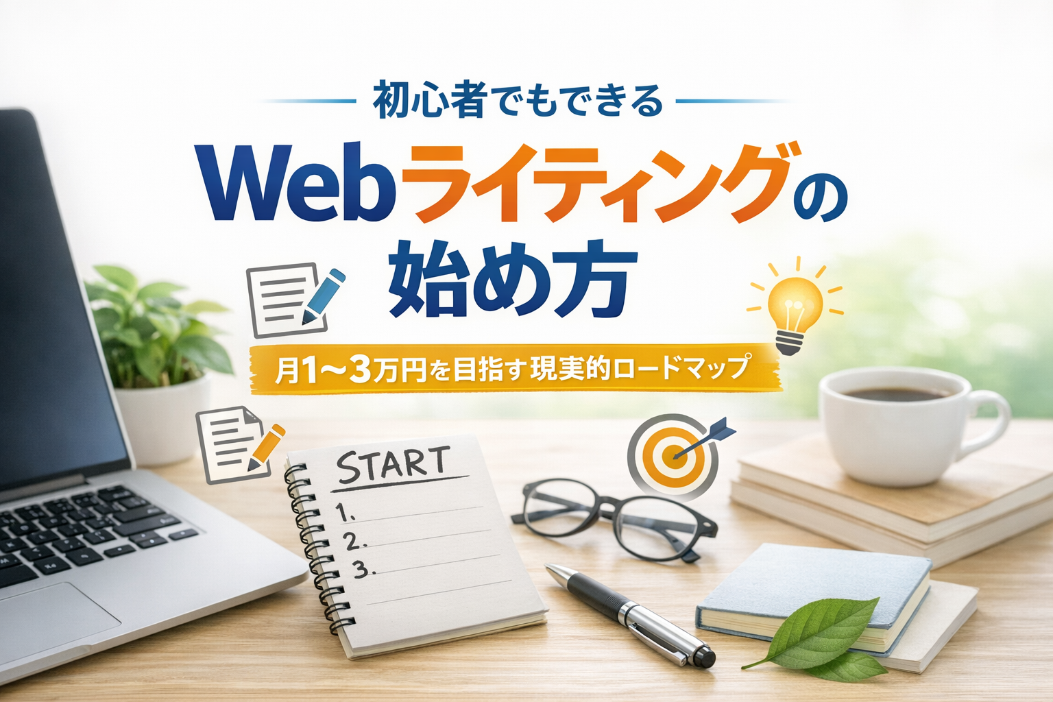 初心者でもできるWebライティングの始め方の記事アイキャッチ
