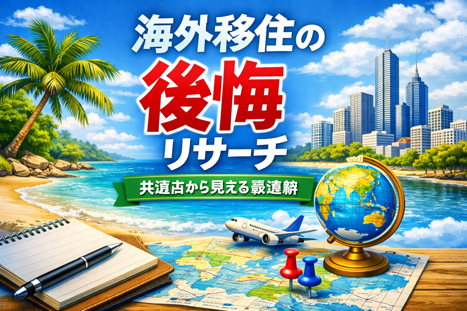 海外移住で後悔した人の共通点を調査して整理